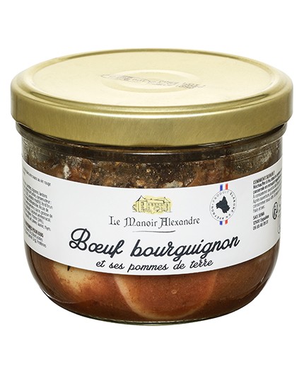 Boeuf bourguignon et ses pommes de terre - Bocal 350 g