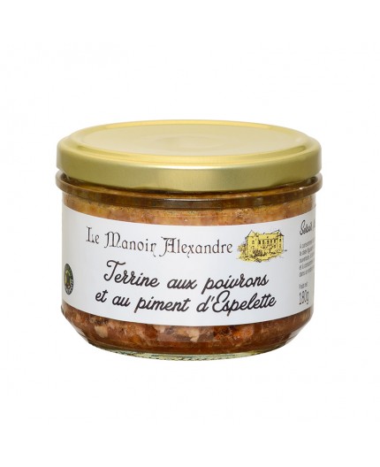Terrine aux poivrons et piment d'Espelette - Bocal 180g