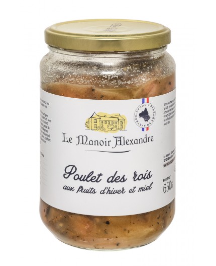 Poulet des rois aux fruits d'hiver et miel - Bocal 650 g