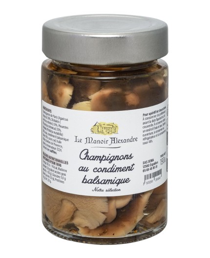 Champignons au condiment balsamique - Bocal 190 g