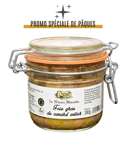 Foie Gras de Canard Entier - Bocal 180g
