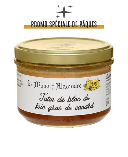 Tatin de Bloc de Foie Gras de Canard - Bocal 180 g