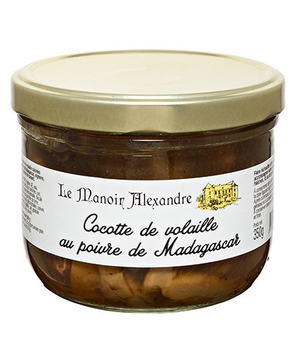 Cocotte de volaille au poivre de Madagascar - Bocal 350 g