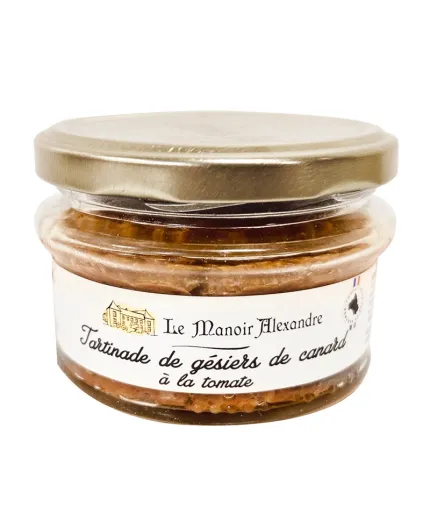 Tartinade de gésiers de canard à la tomate - Bocal 100g