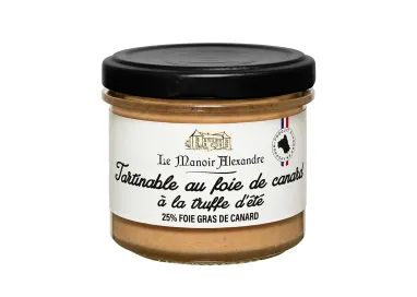 Tartinable Foie Gras de Canard à la truffe d'été - Le Manoir Alexandre