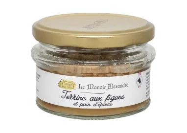 Terrine aux figues et pain d'épices-le manoir alexandre