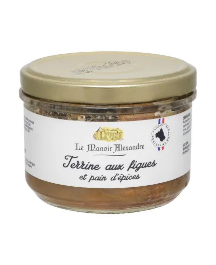 Terrine aux figues et pain d'épices-le manoir alexandre