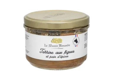 Terrine aux figues et pain d'épices-le manoir alexandre