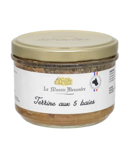 Terrine aux 5 baies-le manoir alexandre