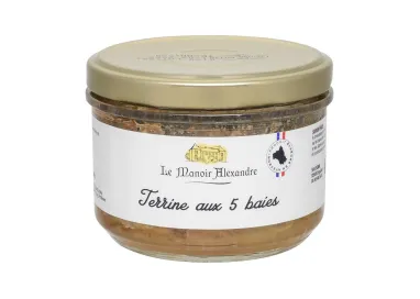 Terrine aux 5 baies-le manoir alexandre