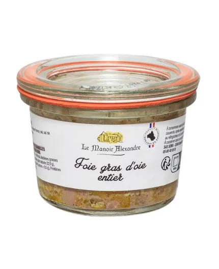 Foie Gras d'Oie Entier en Bocal - Le Manoir Alexandre