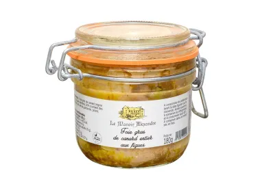 Foie Gras de Canard Entier aux Figues - Le Manoir Alexandre