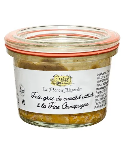 Foie Gras de Canard Entier Fine Champagne - Le Manoir Alexandre