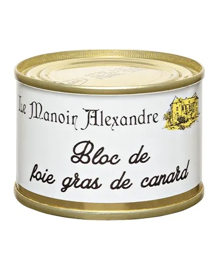 Bloc de Foie Gras de Canard en Boîte - Le Manoir Alexandre