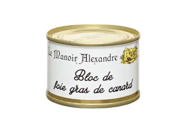 Bloc de Foie Gras de Canard en Boîte - Le Manoir Alexandre