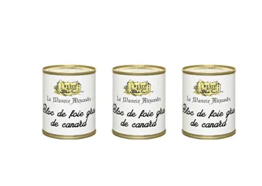 Lot de Trois Bloc de Foie Gras de Canard - Le Manoir Alexandre