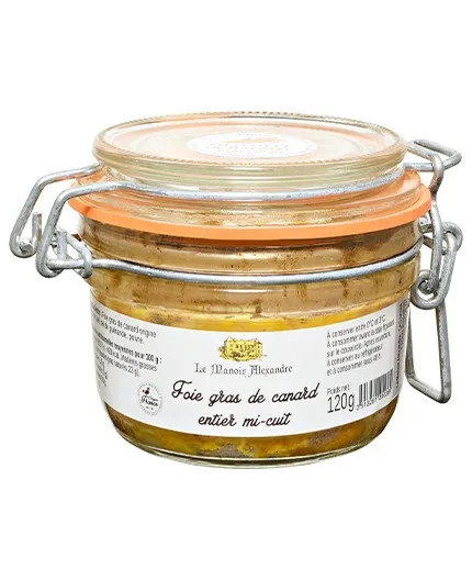 Foie Gras de Canard Entier Mi-Cuit - Le Manoir Alexandre