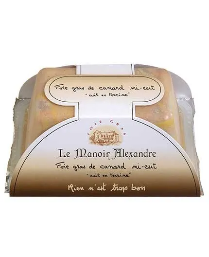 Foie Gras de Canard Mi-Cuit, en Terrine - Le Manoir Alexandre