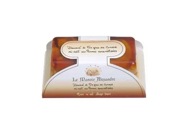 Foie Gras de Canard Mi-Cuit Pommes Caramélisées - Le Manoir Alexandre