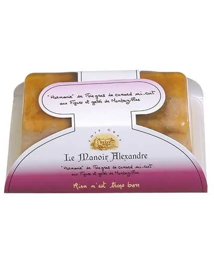 Foie Gras de Canard Mi-Cuit Figues Monbazillac - Le Manoir Alexandre