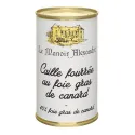 Caille Fourrée au Foie Gras de Canard, 40 % - Le Manoir Alexandre