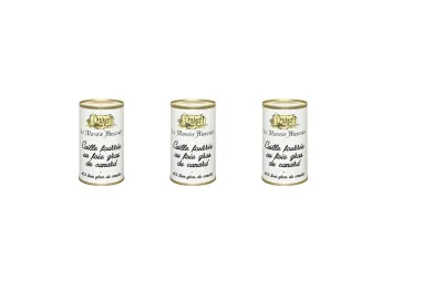 Lot de 3, Caille au Foie Gras de Canard, 40 % - Le Manoir Alexandre