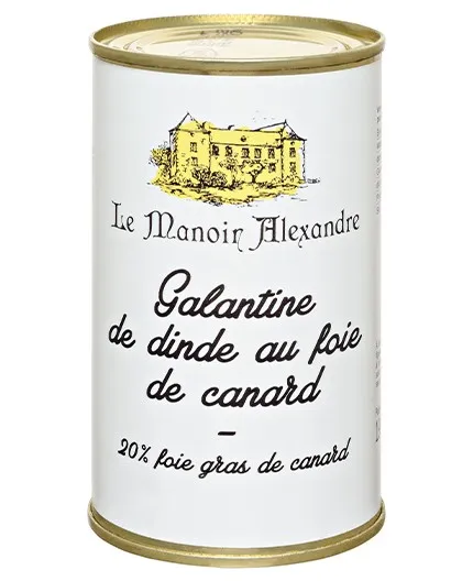 Galantine de Dinde au Foie Gras de Canard, 20 % - Le Manoir Alexandre