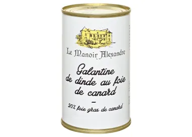 Galantine de Dinde au Foie Gras de Canard, 20 % - Le Manoir Alexandre