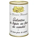 Galantine de Lapin au Foie Gras de Canard, 20 % - Le Manoir Alexandre