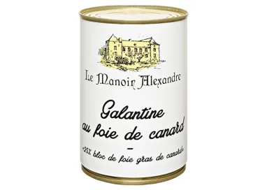 Galantine au Foie Gras de Canard, 25 % - Le Manoir Alexandre