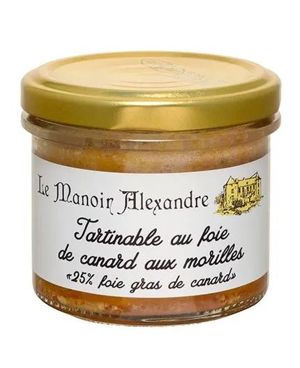 Tartinable Foie Gras de Canard aux Morilles - Le Manoir Alexandre