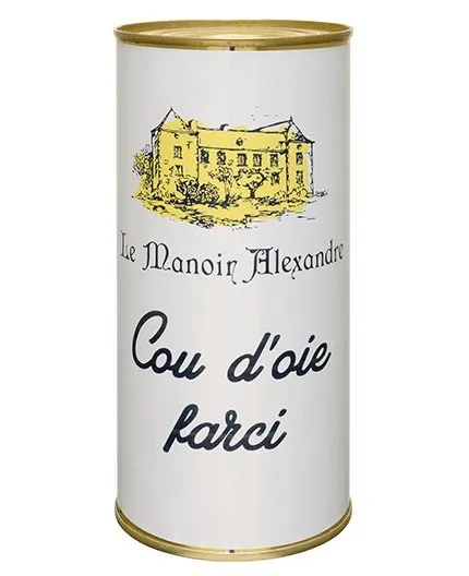 Cou d'Oie Farci 15% foie gras de canard - Le Manoir Alexandre