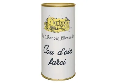 Cou d'Oie Farci 15% foie gras de canard - Le Manoir Alexandre