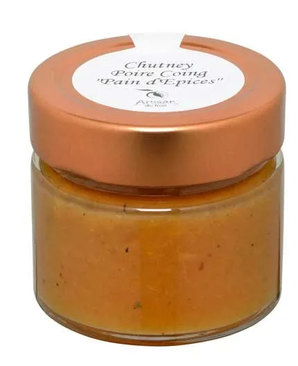 Chutney Poire, Coing, Pain d'Épices - Le Manoir Alexandre