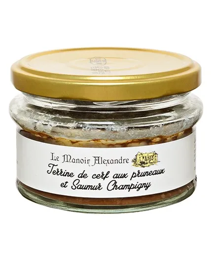 Terrine de Cerf Pruneaux et Saumur Champigny - Le Manoir Alexandre