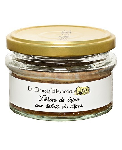 Terrine de Lapin aux Éclats de Cèpes - Bocal 100g