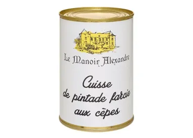 Cuisse de Pintade Farcie aux Cèpes - Le Manoir Alexandre