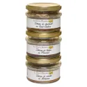 Lot de 3 Terrines, Caviste 1, Bocaux de 100 g - Le Manoir Alexandre