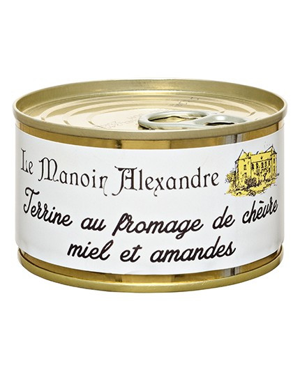 Terrine au Fromage de Chèvre, Miel et Amandes - Boîte 130 g