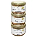 Lot de 3 Jambonneaux, Bocaux de 190 g - Le Manoir Alexandre