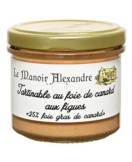 Tartinable Foie Gras de Canard aux Figues - Le Manoir Alexandre