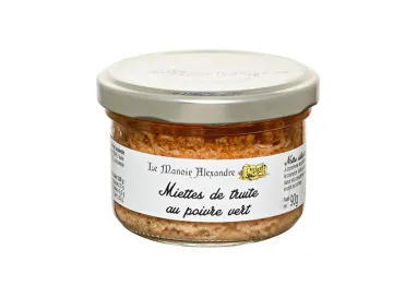 Miettes de Truite au Poivre Vert - Le Manoir Alexandre