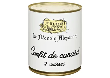 Confit de Canard, 2 Cuisses - Le Manoir Alexandre