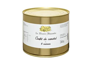 Confit de Canard, 6 Cuisses - Le Manoir Alexandre