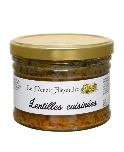Lentilles Cuisinées - Le Manoir Alexandre