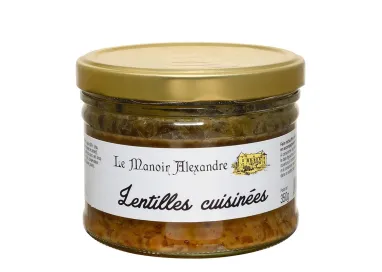 Lentilles Cuisinées - Le Manoir Alexandre