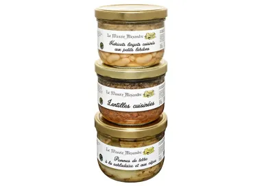 Lot de 3, Bocaux de Légumes Cuisinés - Le Manoir Alexandre