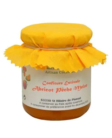 Confiture Estivale, Abricot, Pêche, Melon - Le Manoir Alexandre