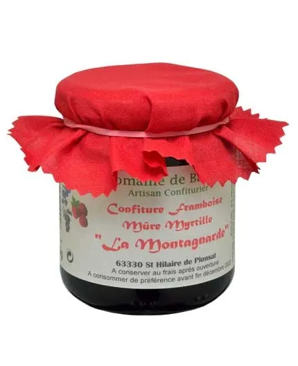 Confiture, Framboise, Mûre et Myrtille Sauvage - Le Manoir Alexandre