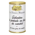 Galantine de pintade au foie de canard "20% foie gras de canard"- Boite 190G